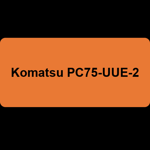 Komatsu PC75-UUE-2
